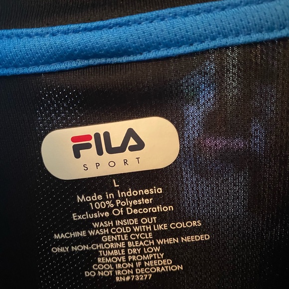 Fila Sport size Large 1/4 zip pullover - Picture 3 of 3